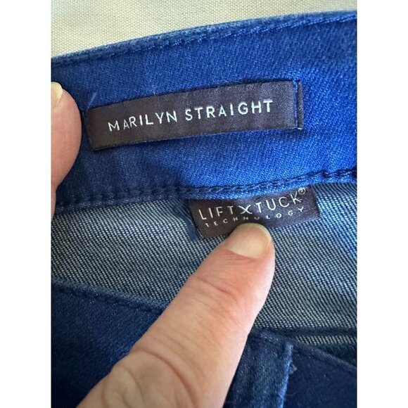 NYDJ Not Your Daughters Jeans Women 20W Straight Marilyn Crop Cuff Lift and Tuck - Picture 6 of 13